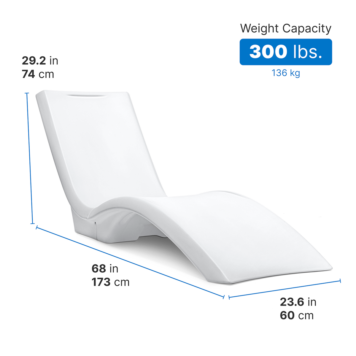 Outdoor Vero Pool Lounger