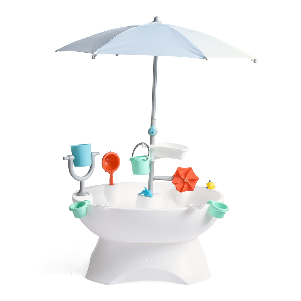 Outdoor Sunshine Springs Splash Table with CoolBreeze Misting Canopy