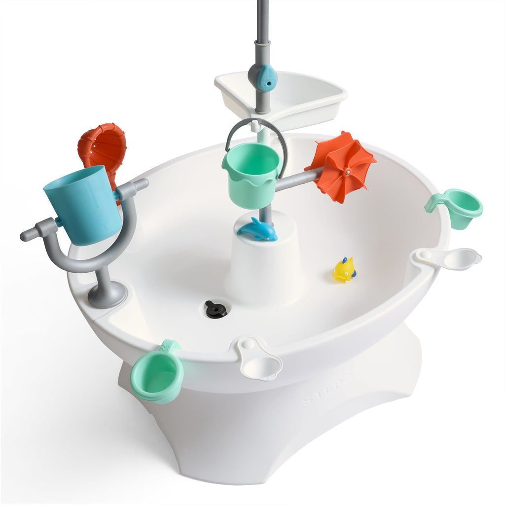 Outdoor Sunshine Springs Splash Table with CoolBreeze Misting Canopy
