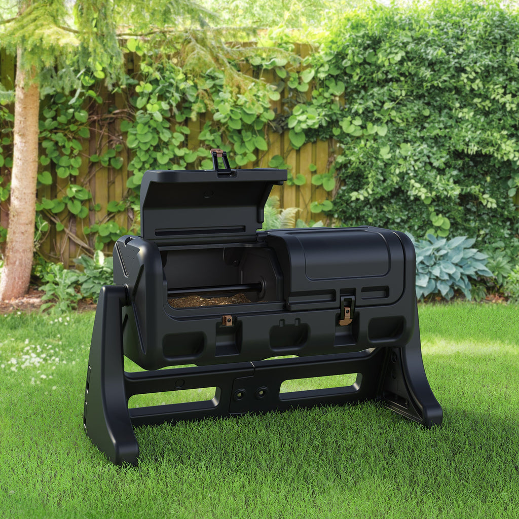 Outdoor EverTough 58 Gallon Tumbling Composter
