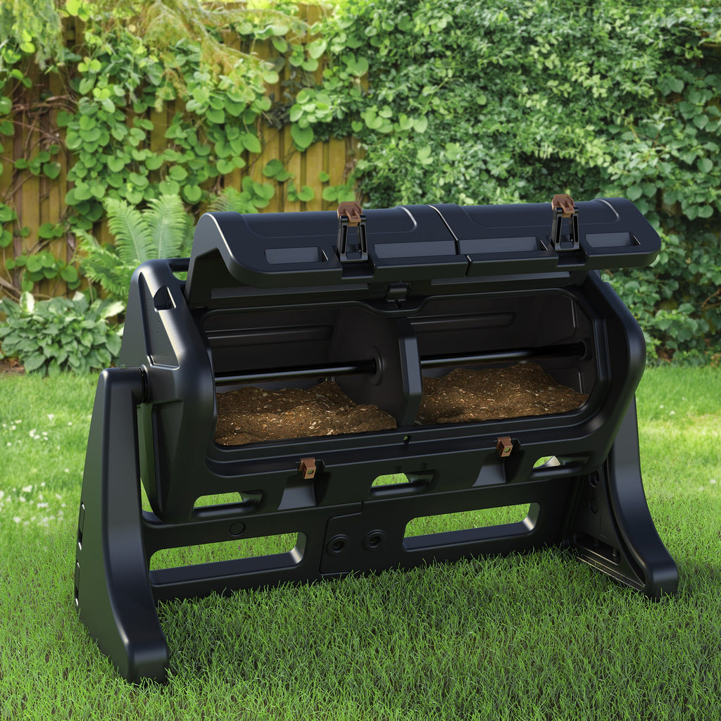 Outdoor EverTough 58 Gallon Tumbling Composter