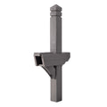 Outdoor Highland Mail Post Dark Cedar