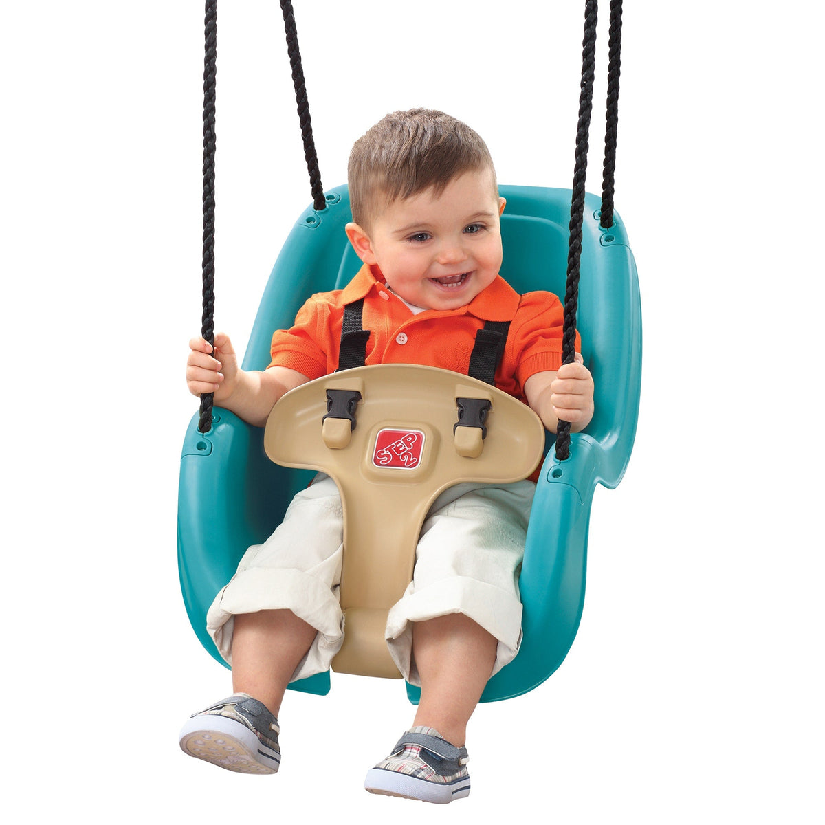 Outdoor Infant to Toddler Swing - Teal Parts
