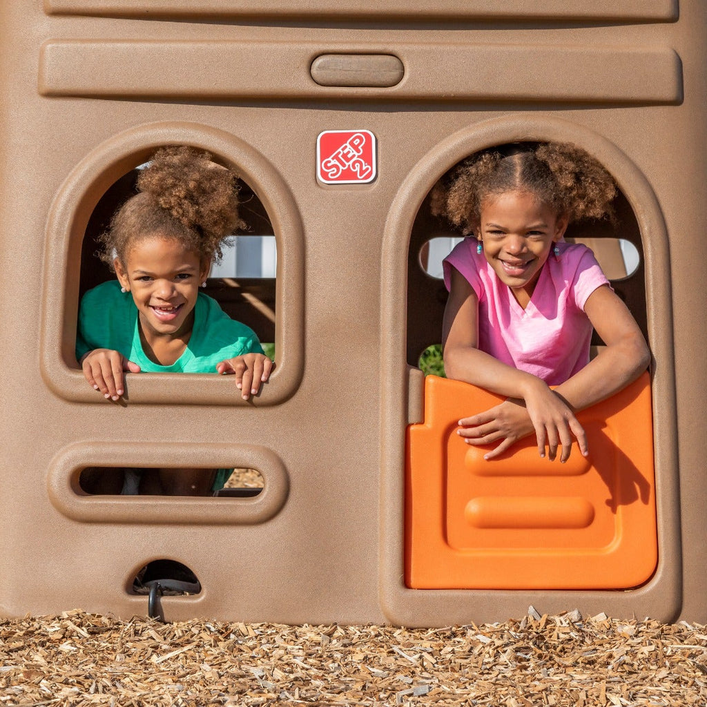 Outdoor Naturally Playful Playhouse Climber & Swing Extension