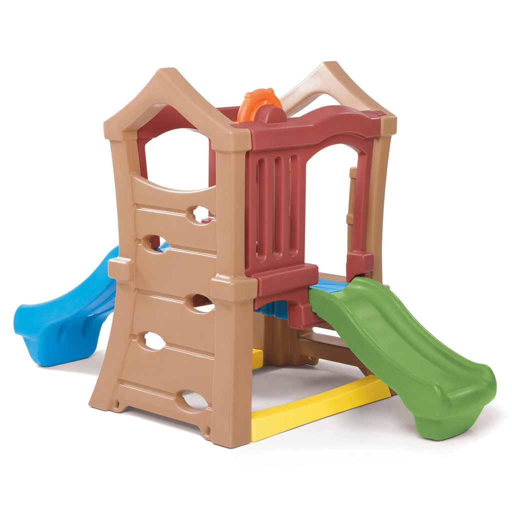 Outdoor Play Up Double Slide Climber