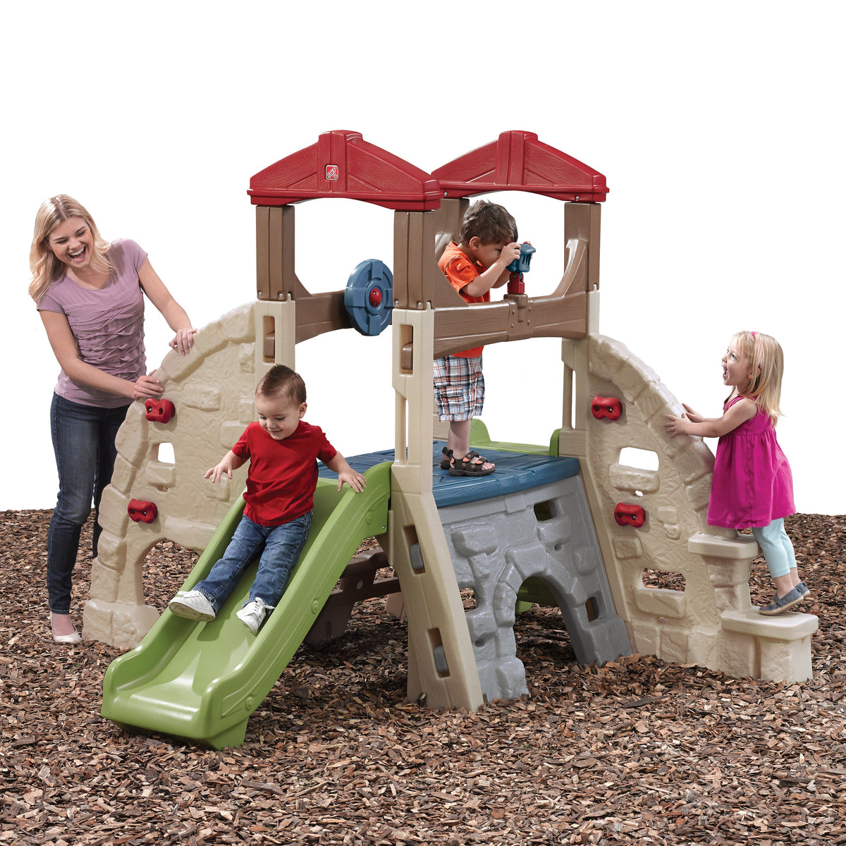 Outdoor Alpine Ridge Climber & Slide