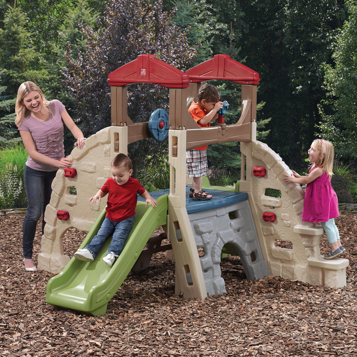 Outdoor Alpine Ridge Climber & Slide