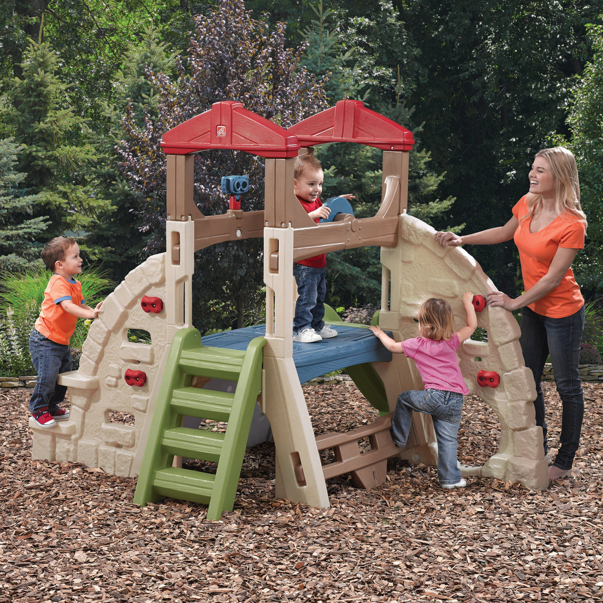 Outdoor Alpine Ridge Climber & Slide
