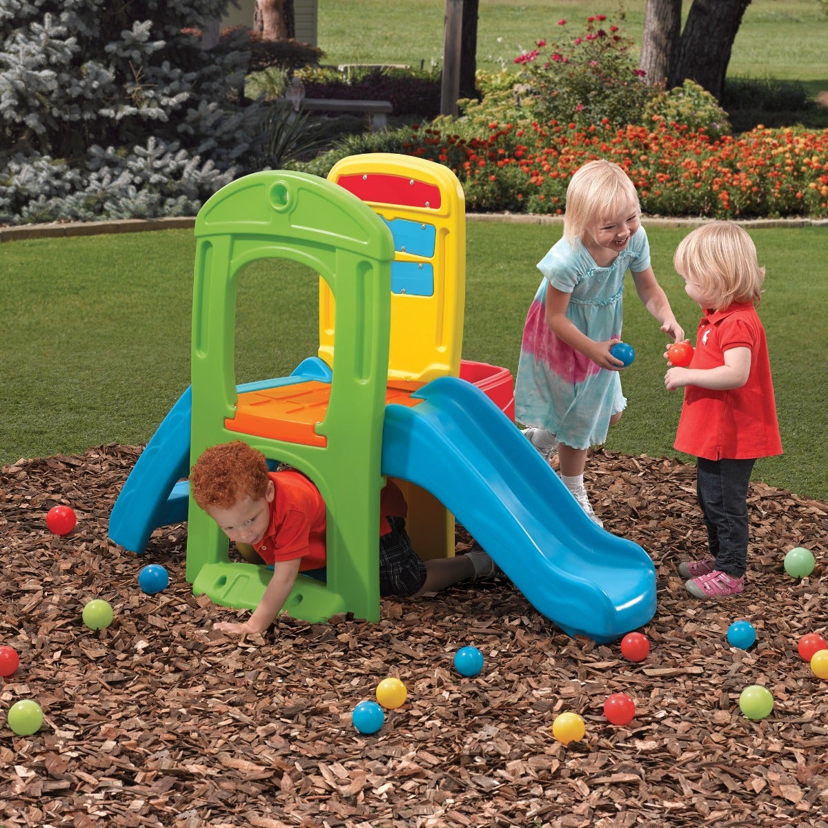 Outdoor Play Ball Fun Climber