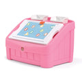 Outdoor 2-in-1 Toy Box & Art Lid - Pink Parts