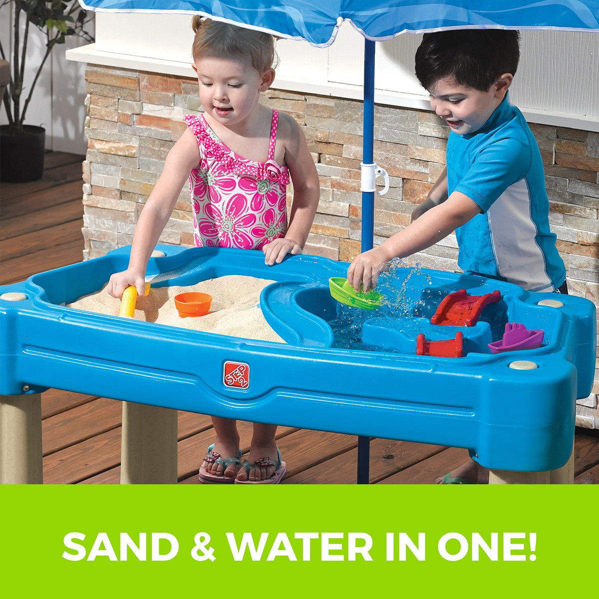 Outdoor Cascading Cove Sand & Water Table