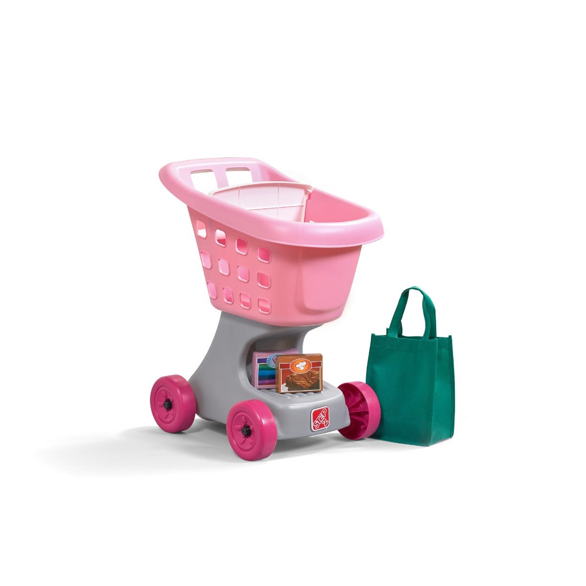 Outdoor Little Helpers Cart & Shopping Set - Pink Parts