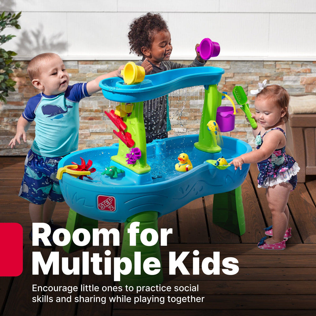 Outdoor Rain Showers Splash Pond Water Table